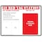 5S Supplies 5s Red Tag Board with Clipboard 100 Red Tags Included Red Tag Station 5SLOGBRD - alternate 2